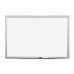 3M Porcelain Dry Erase Board, Magnetic (48" x 36" x 1") with 4 Dry Erase Markers - TAA Compliance