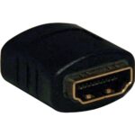 Tripp Lite by Eaton HDMI Compact Gender Changer Adapter Coupler HDMI Female / Female - 1 x HDMI Female Digital Audio/Video - 1 x HDMI Female Digital Audio/Video - Black - TAA Compliance