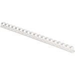 Fellowes 19-Ring Plastic Comb Binding, 0.4" x 10.8" x 0.4", White, Pack Of 100