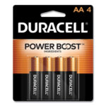 Power Boost CopperTop Alkaline AA Batteries, 4/Pack