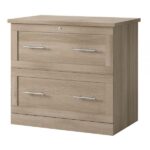 19"D Lateral 2-Drawer File Cabinet, Spring Oak
