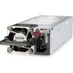 HPE 500W Flex Slot Platinum Hot Plug Low Halogen Power Supply Kit - 230 V AC, 380 V DC - TAA Compliance
