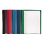 Oxford Clear-Front Report Covers, 8 1/2" x 11",Assorted, Pack Of 25