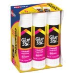 Avery Permanent Glue Stic, Washable, Non-Toxic, 1.27oz, 6 Total Glue Sticks