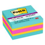 Post-it Notes Cube, 360 Total Notes, 3" x 3", Bright Colors