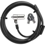 Targus DEFCON KL Cable Lock - TAA Compliant - Black - Galvanized Steel - 6 ft - For Notebook, Projector, Monitor - TAA Compliant - RoHS Compliance