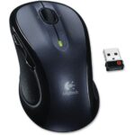 Logitech M510 Wireless Mouse, 2.4 GHz with USB Unifying Receiver, 1000 DPI Laser-Grade Tracking, 7-Buttons, 24-Months Battery Life, PC / Mac / Laptop (Black) - Optical - Wireless - Radio Frequency - 2.40 GHz - Gray, Black - 1 Pack - USB - 1000 dpi - Tilt Wheel - 7 Button(s) - Symmetrical - RoHS, TAA, WEEE Compliance