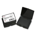 LEE Inkless Fingerprint Pad, 2.25" x 1.75", Black, 3/Pack
