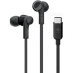 Belkin Headphone - Black - USB Type C - Wired - Over-the-head - TAA Compliance