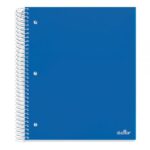 Poly cover creates a durable barrier to protect your notes from spills. Perforated sheets can be torn out if needed. Heavy-duty coil makes page flipping easy. 3-hole punched so you can carry in your binder or tear pages out and sort for different subjects.