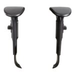 Safco Adjustable Width Arm Kit for Vue and Alday Chairs, Black, Set of 2