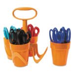 Classpack Caddy, Pointed, Tip, 5" Long, 1.6" Cut Length, Assorted Straight Handles, 24/Set