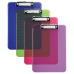 Plastic Clipboard, 9" x 12-1/2", Assorted Colors (No Color Choice)