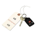 Duplicate Auto Park Tags, 1-500, 4.75 x 2.38, Manila, 500/Box