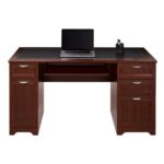 Magellan 59"W Manager's Computer Desk, Classic Cherry