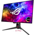 Asus ROG Swift PG27AQDM 26.5" WQHD LED Gaming OLED Monitor - 16:9 - 27" Class - OLED - 2560 x 1440 - 1.07 Billion Colors - FreeSync Premium/G-sync Compatible - 1000 Nit - 30 µs - HDMI - DisplayPort - TAA Compliance