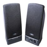 Cyber Acoustics CA-2014rb 2.0 Speaker System - 4 W RMS - Black - 85 Hz to 18 kHz - RoHS Compliance