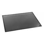 Tab Lift-Top Desk Pad, 19" x 24", Black/Clear