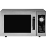 Panasonic 1000 Watt Commercial Microwave Oven NE-1025F - Single - 0.80 ftÂ³ Main Oven - Electric Heat Source (Main Oven) - Microwave - 1 kW Microwave Power - 120 V AC - 1000 W - Stainless Steel - Countertop - Stainless Steel