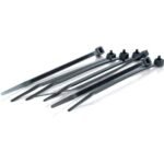 C2G 4in Cable Tie Multipack (100 pack) - Black - Cable Tie - Black - 100 Pack - TAA Compliance