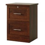 17"D Vertical 2-Drawer File Cabinet, Mulled Cherry