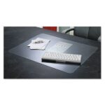 Artistic KrystalView Desk Pad with Antimicrobial Protection, Matte Finish, 24 x 19, Clear