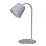 Kessly LED Desk Lamp With USB Port, 17"H, Gray
