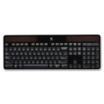 Logitech K750 Wireless Solar Keyboard for Windows, 2.4GHz Wireless with USB Unifying Receiver, Ultra-Thin, Compatible with PC, Laptop - Wireless Connectivity - RF - 33 ft - 2.40 GHz - USB Interface - English (Canada) - Computer - PC - Black - RoHS, TAA, WEEE Compliance