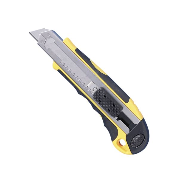 66-1.jpg Sparco Automatic Utility Knife, Yellow/Black - Image 1