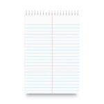 Steno Pads, Gregg Rule, Red Cover, 80 White 6 x 9 Sheets