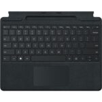 Microsoft Surface Pro Signature Keyboard - Black - Docking Connectivity - English - QWERTY Layout - Tablet - TouchPad - Mechanical Keyswitch - Black - TAA Compliance