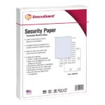 DocuGard Medical Prescription Papers, Standard Medical 6, 1-Part, 8 1/2" x 11, 500 Sheets, Blue