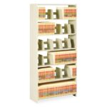Tennsco Snap-Together Open Shelving Unit, Sand