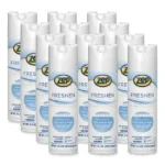 Freshen Disinfectant Spray, Spring Mist, 15.5 oz Aerosol Spray, 12/Carton