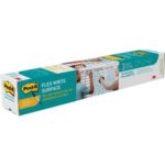 Post-it® Flex Write Surface - Rectangle - Wall Mount, Surface - 36" Length x 24" Width - 1 Roll, includes microfiber cleaning cloth and water bottle - TAA Compliance