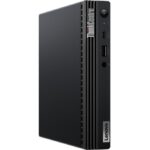 Lenovo ThinkCentre M60e 11LV004TUS Desktop Computer - Intel Core i5 10th Gen i5-1035G1 Quad-core (4 Core) 1 GHz - 8 GB RAM DDR4 SDRAM - 256 GB M.2 PCI Express SSD - Tiny - Black - Windows 10 Pro 64-bit - Intel UHD Graphics DDR4 SDRAM - English (US) Keyboard - IEEE 802.11ac - 65 W - Image 4