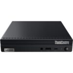 Lenovo ThinkCentre M60e 11LV004TUS Desktop Computer - Intel Core i5 10th Gen i5-1035G1 Quad-core (4 Core) 1 GHz - 8 GB RAM DDR4 SDRAM - 256 GB M.2 PCI Express SSD - Tiny - Black - Windows 10 Pro 64-bit - Intel UHD Graphics DDR4 SDRAM - English (US) Keyboard - IEEE 802.11ac - 65 W