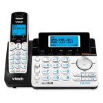 VTech DS6151 DECT 6.0 Cordless Phone - Silver - 2 x Phone Line - Speakerphone - Answering Machine - Hearing Aid Compatible - Backlight - ENERGY STAR Compliance