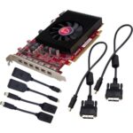 VisionTek Radeon 7750 2GB GDDR5 6M (6x MiniDP) - DirectX 11.0, DirectCompute, OpenCL 5.0, OpenGL 3.2 - 6 x DisplayPort - 6 x Monitors Supported