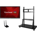 Viewsonic IFP6550-E2 - 65" ViewBoard 4K Ultra HD Interactive Flat Panel Bundle - 65" LCD - ARM Cortex A53 1.20 GHz - 2 GB - Infrared (IrDA) - Touchscreen - 16:9 Aspect Ratio - 3840 x 2160 - LED - 350 Nit - 1,200:1 Contrast Ratio - 2160p - USB - HDMI - VGA - Android 5.1 Lollipop - TAA Compliance