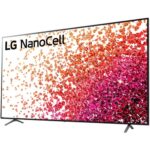 LG 75 75NANO75UPA 74.5" Smart LED-LCD TV - 4K UHDTV - HDR10, HLG - Nanocell Backlight - Google Assistant, Alexa, HomeKit Supported - Netflix, Disney+, Apple TV, Amazon Prime, Hulu, Sling TV, YouTube, Peacock, VUDU, Showtime, Pluto TV, ... - 3840 x 2160 Resolution
