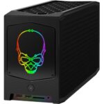 Intel NUC 11 Extreme Kit NUC11BTMi7 Gaming Barebone System - Mini PC - Intel Core i7 11th Gen i7-11700B Octa-core (8 Core) - Intel WM590 Chip - 64 GB DDR4 SDRAM DDR4-3200/PC4-25600 Maximum RAM Support - 2 Total Memory Slots - Serial ATA/600 RAID Supported Controller - Intel UHD Graphics Graphic(s) - HDMI - 2.5 Gigabit Ethernet - Windows 10 x64 Supported Operating System - Intel Optane Memory Ready - 3 Year