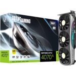 Zotac NVIDIA GeForce RTX 4070 Ti Graphic Card - 12 GB GDDR6X - 2.63 GHz Boost Clock - 192 bit Bus Width - PCI Express 4.0 x16 - DisplayPort - HDMI