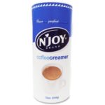 Njoy N''Joy Nondairy Creamer - Regular Flavor - 0.75 lb (12 oz) Canister - 1Each - TAA Compliance