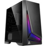 Antec The Dapper Dark Phantom DP301M Compact Micro-ATX Gaming Case - Micro Tower - SPCC, Plastic, Tempered Glass - 4 x Bay - 1 x 4.72" x Fan(s) Installed - 0 - Micro ATX, Mini ITX Motherboard Supported - 10.80 lb - 6 x Fan(s) Supported - 0 x External 5.25" Bay - 2 x Internal 2.5" Bay - 2 x Internal 2.5"/3.5" Bay(s) - 4x Slot(s) - 2 x USB(s) - 1 x Audio In - 1 x Audio Out-